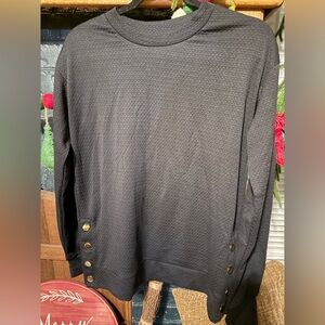 Periwinkle Black and Tan Textured Tops Bundle